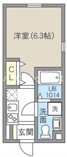 レピュア北千住レジデンスⅢの間取り図