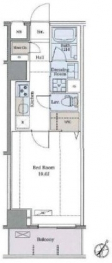 ラグゼナ平和台の間取り図