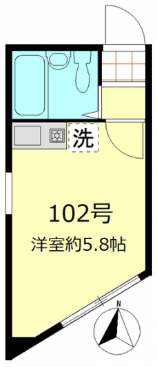 エスパシオ王子神谷の間取り図