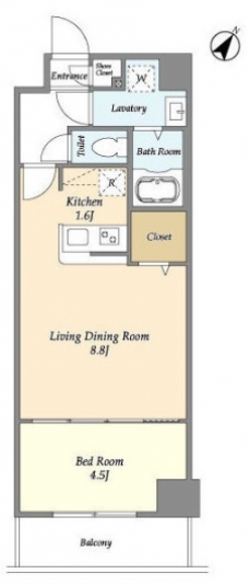 アルファコート常盤台３ の間取り図