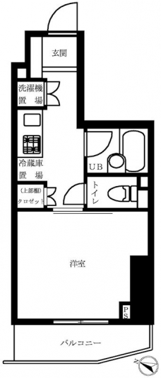 ルーブル池袋の間取り図