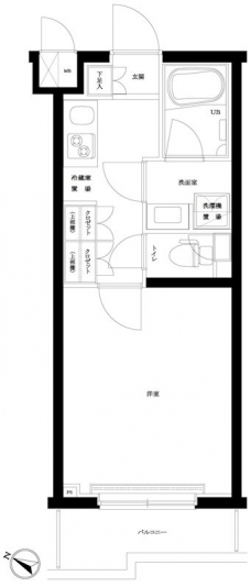 ルーブル板橋泉町弐番館の間取り図