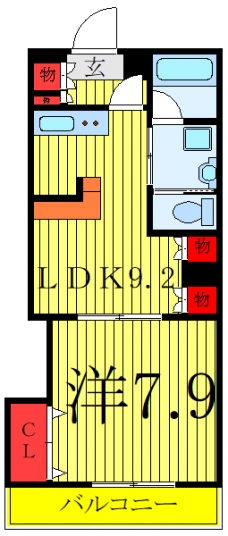 ZCO並木ビル3rdの間取り図