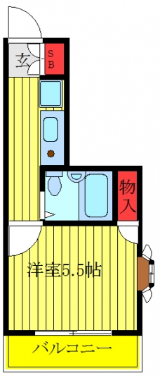 ロイヤルハイム上野の間取り図