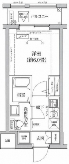 ルフレグランデ川口の間取り図