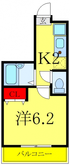 ヴェルステージ上板橋の間取り図