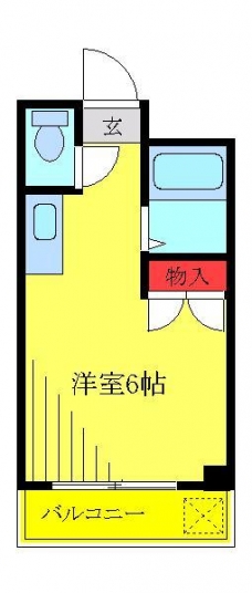 ハイム北の森の間取り図