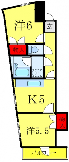 ロイヤルクレストの間取り図