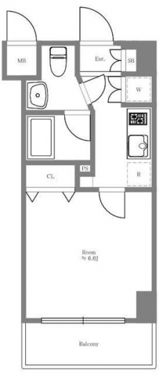 プレール・ドゥーク東京ＮＯＲＴＨⅡの間取り図