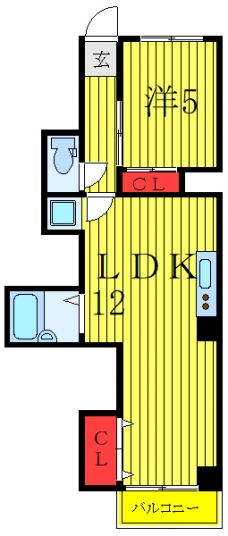 ジャルダン田端の間取り図