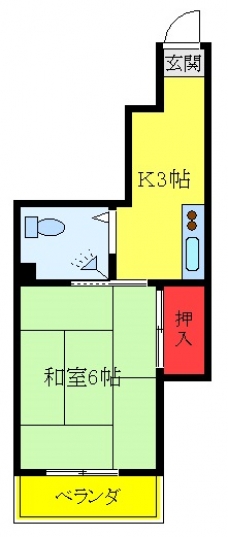 竹内ビルの間取り図