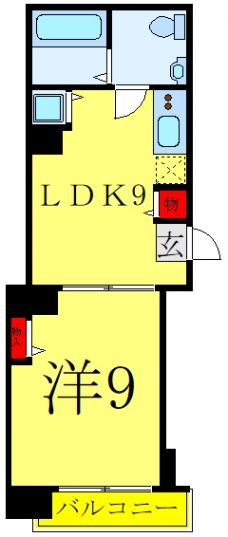 ルーラル２０番館の間取り図