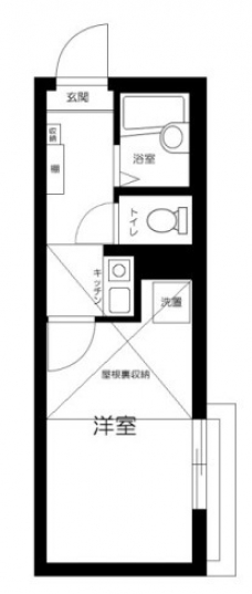 （仮称）足立区扇１丁目新アパート（北西棟）の間取り図