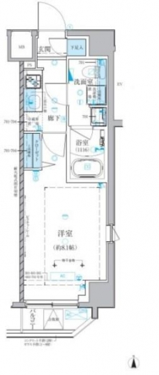 ベルシード池袋本町の間取り図
