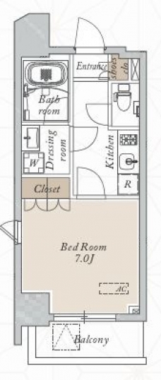 オープンブルーム川口の間取り図
