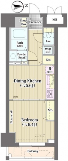 トーク西池袋ウェルフォートの間取り図