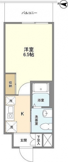 アクシーズグランデ蕨Ⅳの間取り図