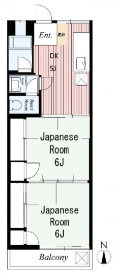 第２グリーンコーポラスの間取り図