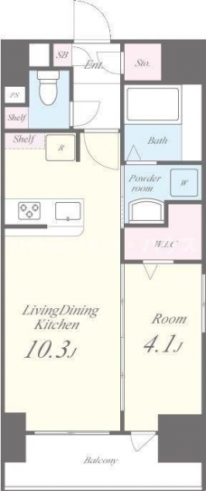 RobustCourtの間取り図