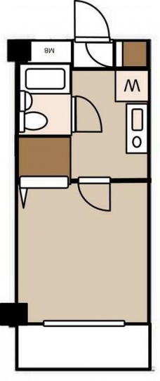 常盤台宝マンションの間取り図
