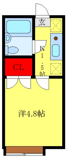 サンハイム浮間舟渡の間取り図