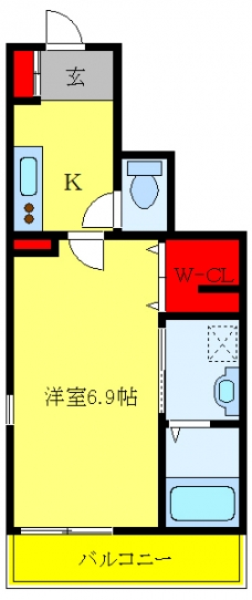 ラビットコートの間取り図