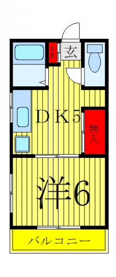 栄ハイツの間取り図