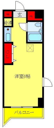 エルウイング板橋本町の間取り図