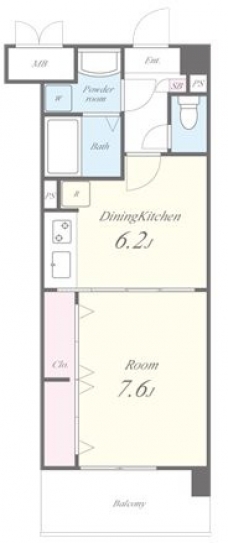 メゾン・ラ・マージュの間取り図