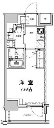 S-RESIDENCE板橋大山の間取り図