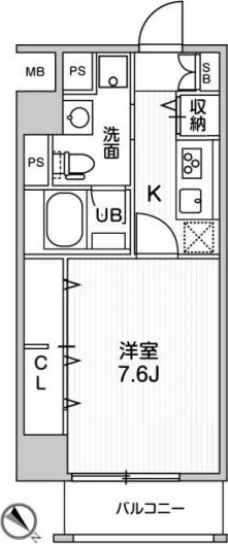 ROOTsHigashiNagasakiの間取り図