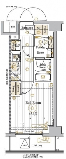 MAXIV川口青木の間取り図