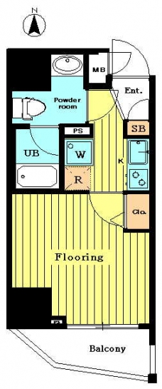 ヴァレッシア池袋シティの間取り図