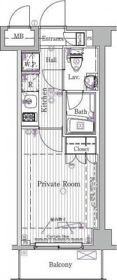 NISHI IKEBUKURO RESIDENCEの間取り図