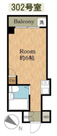TOWASKY尾久の間取り図