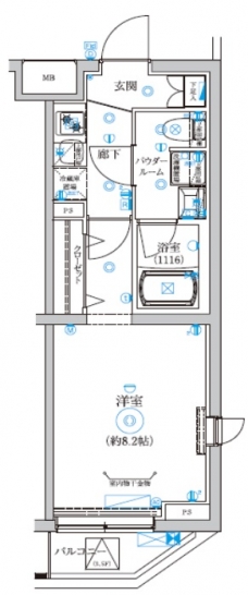 REGOLITH板橋本町の間取り図