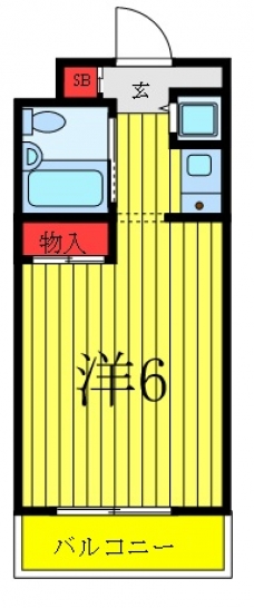 スカイコート後楽園第3の間取り図