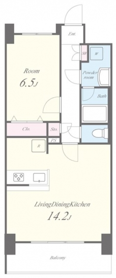 ブリリアント トゥデイの間取り図