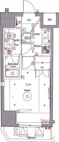 セジョリ上野の間取り図
