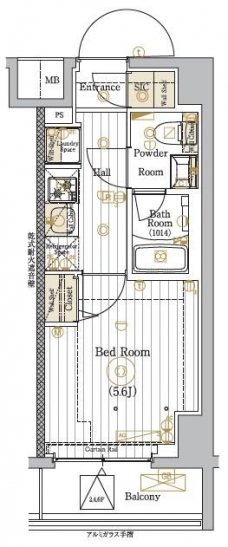 MAXIV川口青木の間取り図