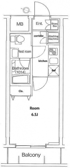プレミアムキューブ東十条アリアの間取り図