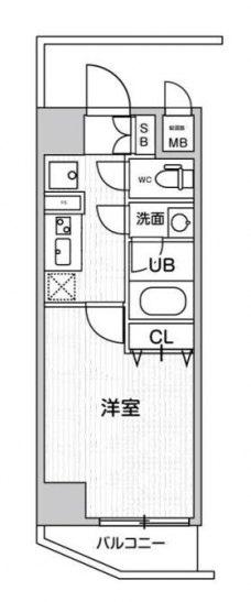 LUNIQ高島平の間取り図