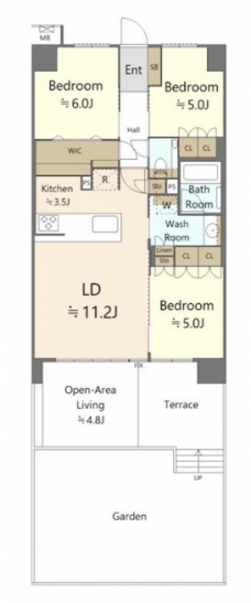 ヴェレーナ赤羽志茂プレミアテラスの間取り図