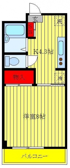 ハイツ伊藤の間取り図