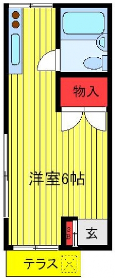 ならばハイツの間取り図