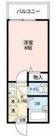 グックス下赤塚の間取り図