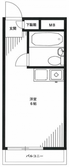 東長崎センチュリー２１の間取り図
