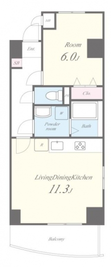 クレール小石川の間取り図