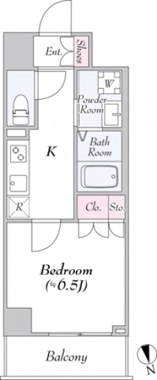 ロイジェント新高島平の間取り図