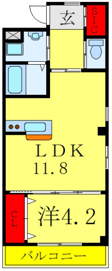 パーシモンの間取り図